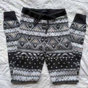 American Eagle Outfitters Aztec Cozy Soft Knit Jogger Pant